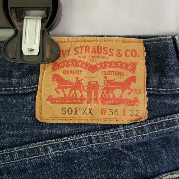 Levi button fly Men's size W36 L32 - Picture 2 of 3